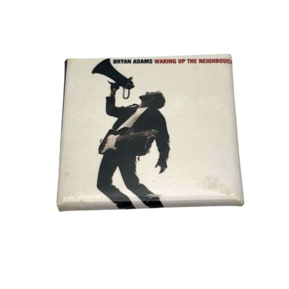 Vintage Bryan Adams Waking Up The Neighbours Album Button